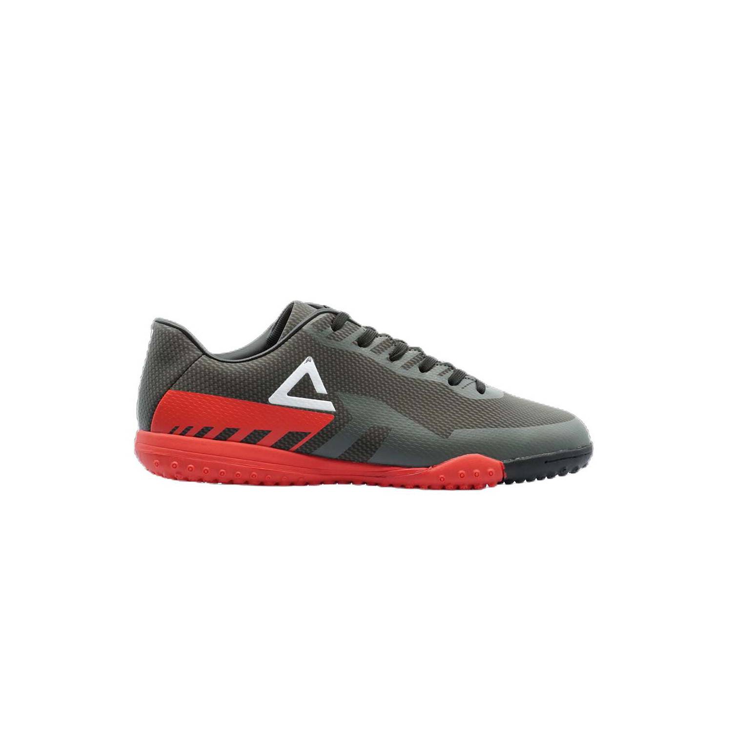 ZAPATILLAS DE FOOTBALL KID- NEGRO ROJO