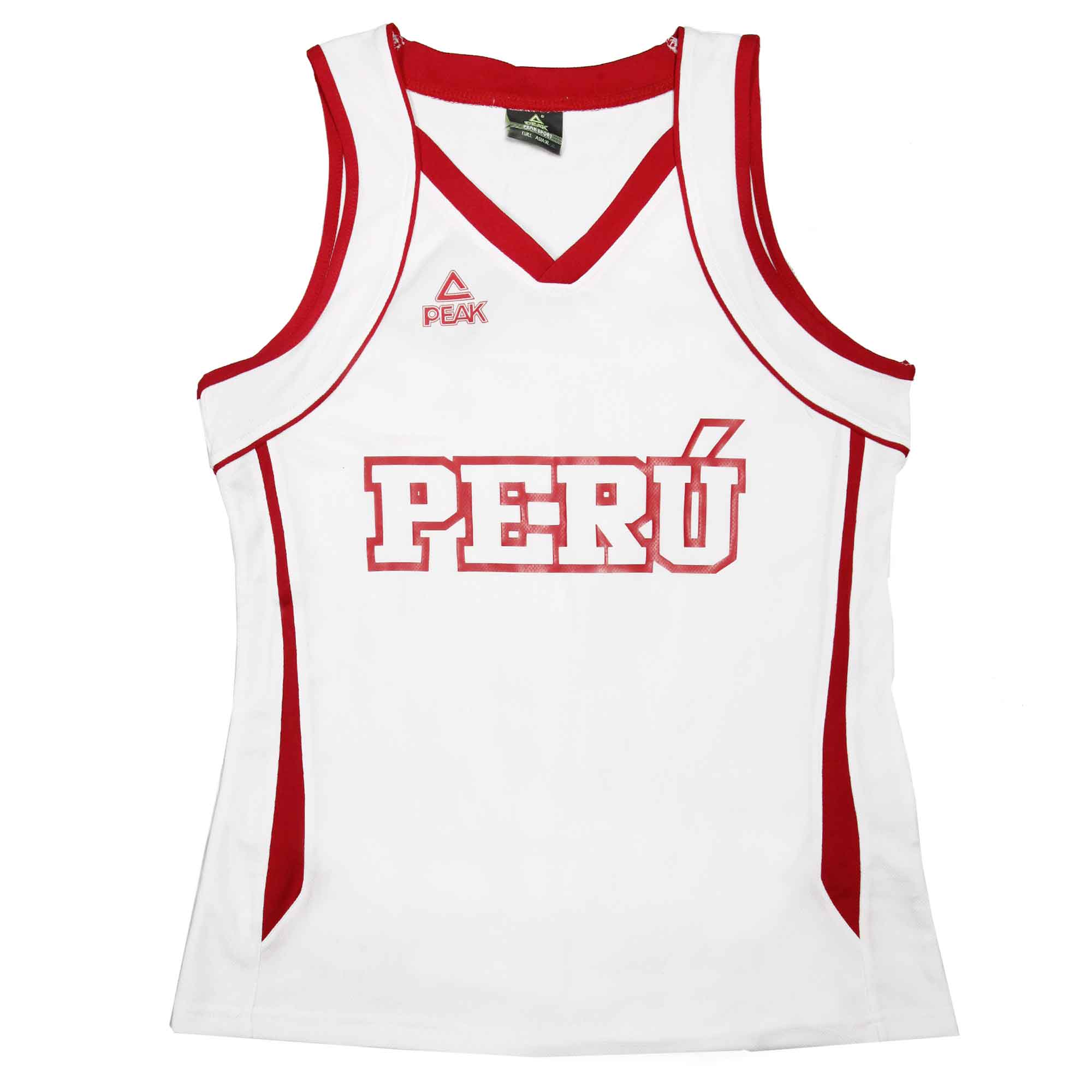 CAMISETA OFICIAL PERU DE MUJER BASKETBALL