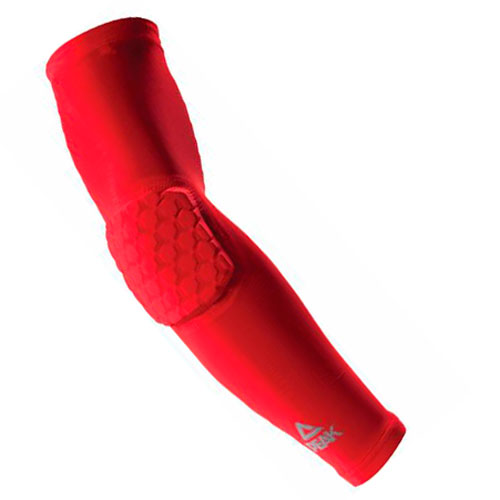 MANGA CON HEX PAD PARA BASKETBALL - ROJO X1