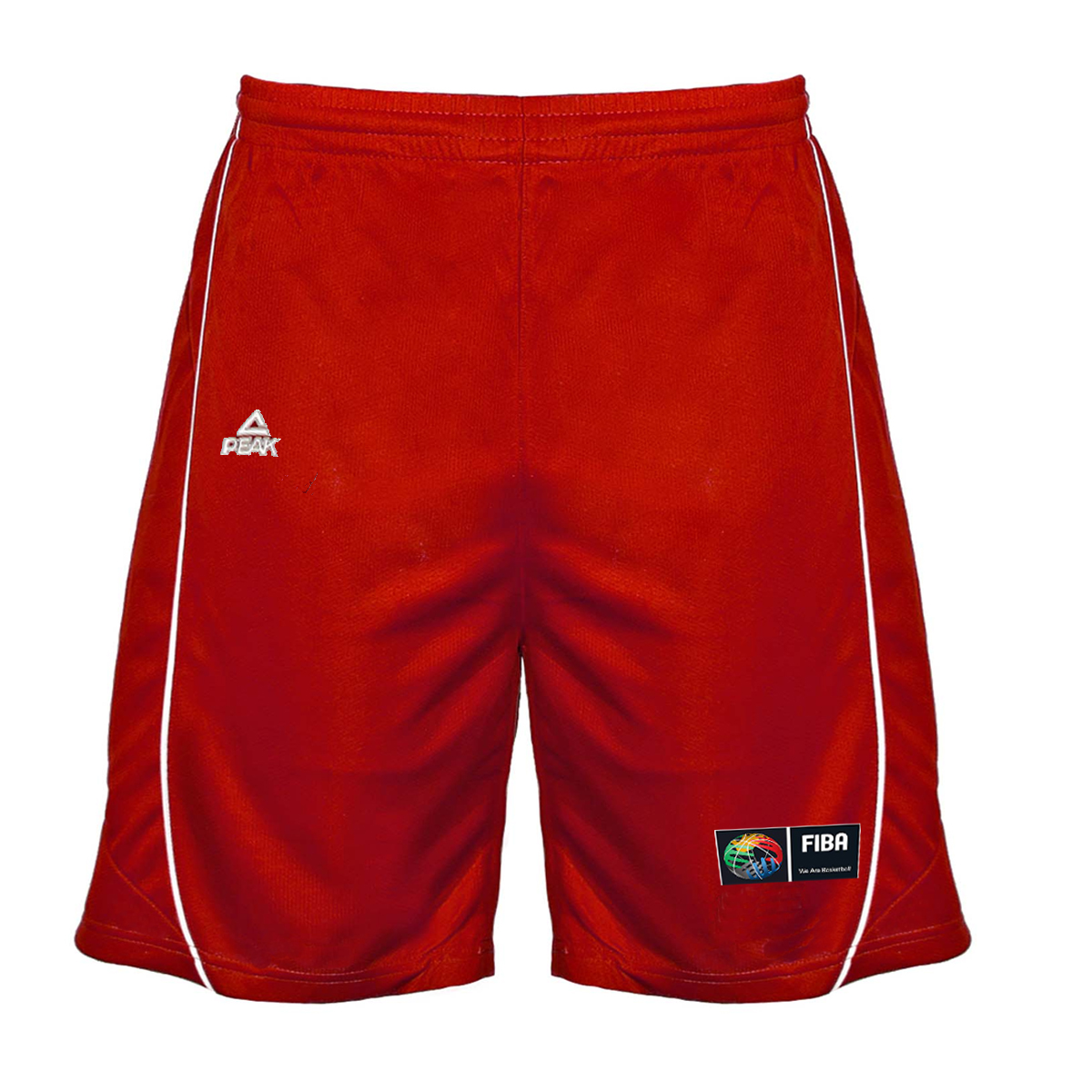 SHORT DE BASKET PERU OFICIAL FIBA ROJO